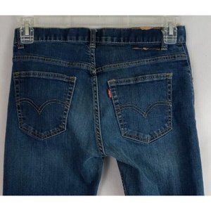 Levi's 505 Women's Whiskered Distressed Bootcut Jeans Size 18R